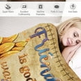 thumbnail image 6 of Best Friend Blanket Gifts, Friendship Gifts for Women, Christian Religious Gifts for Friends, Bestie BFF Friend Gift Blanket for Birthday, Christmas - Sunflower 40x50, 6 of 6