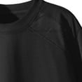 thumbnail image 5 of Mens Workout Shirts Short Sleeve Athletic Quick Dry Breathable Shirts Running Gym Crewneck T-Shirts Big and Tall Size M-5XL Black, 5 of 5