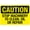 Warning Sign 4, variant on Stop Machine Before Removing Jams - 8"x12" Security Metal Sign, Vintage Caution Poster, Decor for Business, Office, Workshop