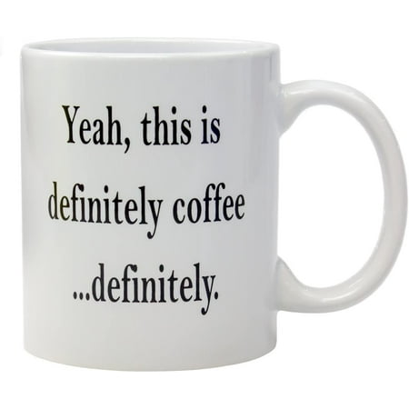 

Witty Yeti Funny Yeah This is Definitely Coffee... Novelty Gift Mug