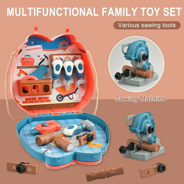 Kits de juguetes para juego de imitación para niños, juguetes de mochila, postre para niñas, accesorios, herramientas, herramientas médicas, flores de plantas, juguetes educativos de rol para niños, Wmkox8yii shdjk5907
