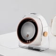 thumbnail image 6 of Bladeless Mini Desk Fan, Adjustable Angle Personal Table Cooling Fan, USB Powered Circulation Fan, LED Ambient Light Desktop Fan, Small Air Cooler, Compact Transparent Frame Tabletop Fan, 6 of 6