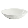 thumbnail image 5 of Elama Kate 16 Piece Textured Trim Double Bowl Porcelain Dinnerware Set in White, 5 of 10