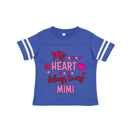 

Inktastic My Heart Belongs to My Mimi Gift Toddler Boy or Toddler Girl T-Shirt