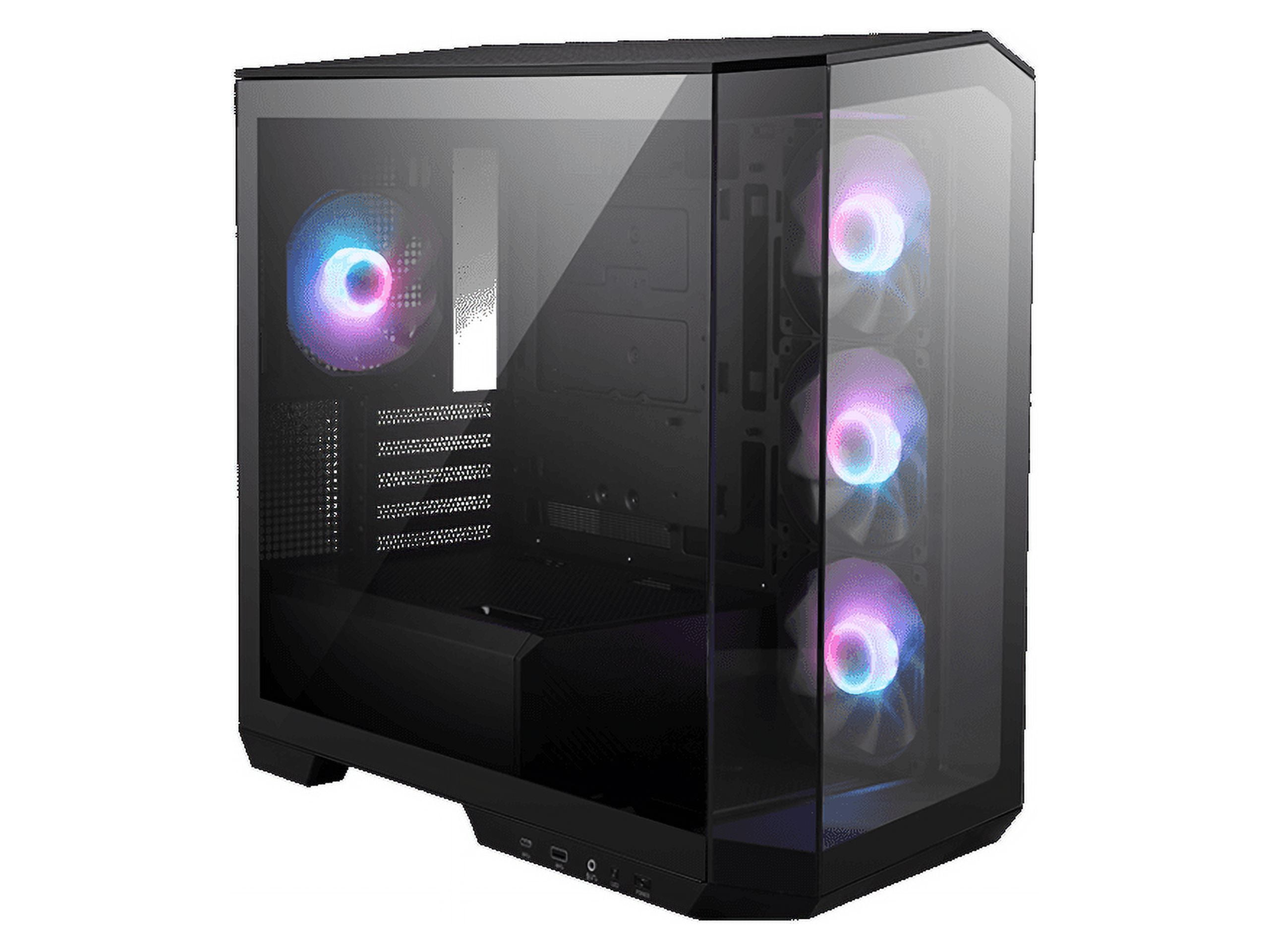 MSI PANO M100R PZ Micro-ATX Computer Case, Black