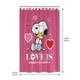 thumbnail image 2 of Cortina de baño con ganchos Snoopy Peanuts Tela, 2 of 2