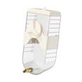 thumbnail image 4 of Bebedero para pájaros, bebedero para loros, práctico y automático, accesorios para jaula de 350ml, hervidor para cacatúa, suministros para pájaros pequeños beige, 4 of 9