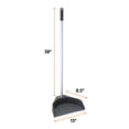 thumbnail image 3 of Silicone Dust Pan with Handle Commercial Lobby Dustpan with Long Handle Stand Up Dustpan, 35" Aluminum Long Handle, by Superio, 3 of 3
