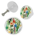 thumbnail image 2 of 4 Pcs Parrot Knobs for Kitchen Cabinet Cupboard Dresser Bookcase Drawer Pulls Handles Round Home Decor, 2 of 5