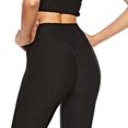 thumbnail image 4 of Leggings Pants Anti-Cellulite Yoga Women Fitness Solid Butt Lift Gym Elastic yZC, 4 of 5
