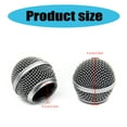 thumbnail image 3 of WINDLAND Microphones Grille Replacement Mic Head Metal Meshed Cover for SM58S SM58LC PGX24 SLX4 Repair Accessory, 3 of 12