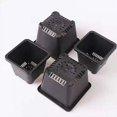 thumbnail image 3 of Planting Pot Black 2 Pack 10 #, Square Plastic Can Black, 3 of 5