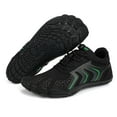 thumbnail image 1 of (Modelo personalizado) [BY-002] Zapatos playa para hombre y mujer antideslizantes secado rápido para exteriores (Negro verde 39), 1 of 10