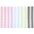 thumbnail image 1 of Miangastore 10Pcs Loose-leaf Binder Rings Plastic Notebook Binder Rings Scrapbook DIY Binder Rings, 1 of 8