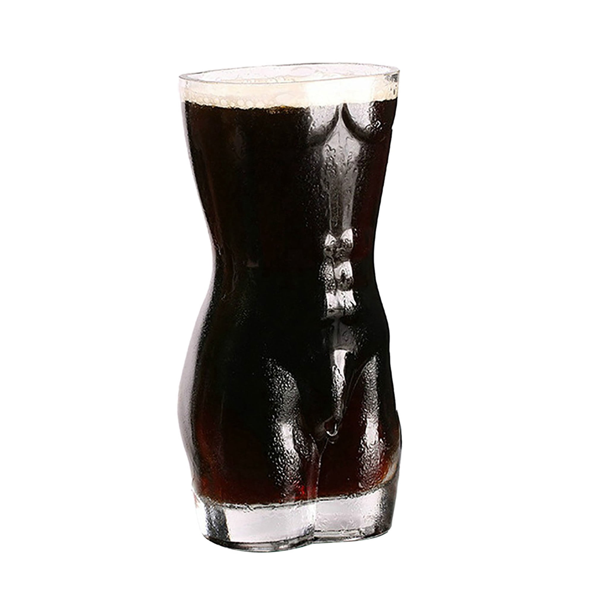 TFFR Beer Glasses for Body,Double Creative Whiskey Glass Wine Shot