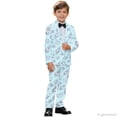 thumbnail image 4 of Whosucclay Polyester Space Rocket Formal Wear Outfit for Party Wedding, Set of 2 Boys Suit Elastic Waist Single Button Soft, 4 of 10