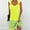 Yellow, variant on Mini Dresses for Women 2024 Plus Size Comfort Solid Color Pocket Sleeveless V-Neck Dress