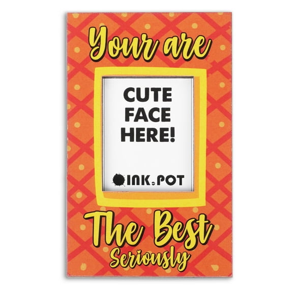 Inkdotpot You Are The Best! Seriously! PhotoMagnetFrame-MagneticPhotoFramesFor Refrigerator Magnets- MiniPhotoFrames- Cute Funny Gift ForFriends- BFF/ Boyfriend | 9 x 5.5 cm