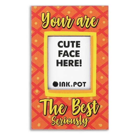 Inkdotpot You Are The Best! Seriously! PhotoMagnetFrame-MagneticPhotoFramesFor Refrigerator Magnets- MiniPhotoFrames- Cute Funny Gift ForFriends- BFF/ Boyfriend | 9 x 5.5 cm