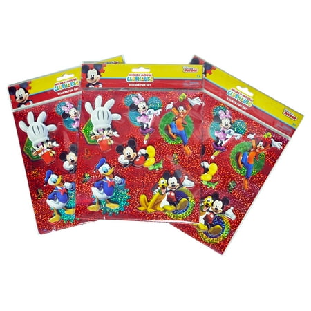 Fan Club Sticker - Mickey Mouse Clubhouse Kids 3D Sticker Sheets 3-PACK (18-CT)