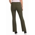 thumbnail image 3 of Rekkuna Women's Comfort Stretch Pull-On Bootcut Pant with Tummy Tamer Panel (6, Olive), 3 of 5