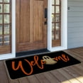 thumbnail image 5 of Sm:)e Ghost Welcome Halloween Doormat, Black, 17x47 Inch, 5 of 7