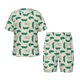 thumbnail image 1 of Fotbe Cartoon Crocodile Pijama Estampada de 2 Piezas para Niños – Ropa de Dormir de Manga Corta Cómoda para Niños y Niñas, Camiseta y Shorts de Algodón-3X-Large, 1 of 6