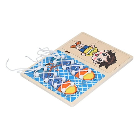 

Shoe Lacing Educational Toy Shoe Lacing Puzzles Kit Stimulate Creativity For Home For Educational Activity