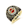 thumbnail image 2 of Mementos PJM Custom Class Ring for Men High School and College-Sterling Silver/Gold-Privilege, 2 of 6
