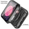 thumbnail image 2 of Compatible Apple Watch Series 5 / Series 4 Case 40 / 44mm with Tempered Glass Screen Protection, 360 掳 All-round Protective Case Ultra Thin Protective Case, 2 of 5