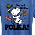 thumbnail image 3 of Peanuts - You Had Me At Polka - Women's Short Sleeve Graphic T-Shirt, 3 of 6