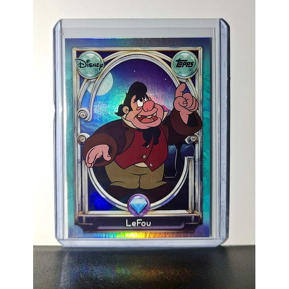 LeFou 2025 Topps Disney Wonder #127 Diamond Card Beauty and the Beast