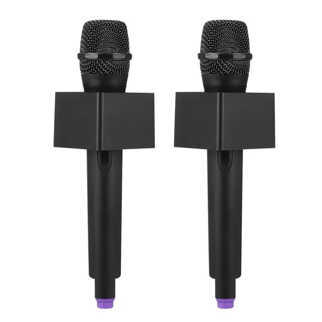 FELTECHELECTR 2 piezas de micrófono de apoyo para niños, micrófono de simulación, accesorio para disfraz de cantante, micrófono de juego de simulación, suministro para fiesta musical