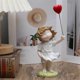 thumbnail image 2 of Girl Holding Balloon Ornament, Peace, Anti-War and Love Ornament,A, 2 of 5