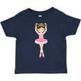 thumbnail image 3 of Inktastic Ballerina with Two Buns Girls Toddler T-Shirt, 3 of 5