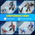 thumbnail image 2 of Getatoy Juguete Robot Transformable 4 en 1 de Dinosaurios STEM, 2 of 7