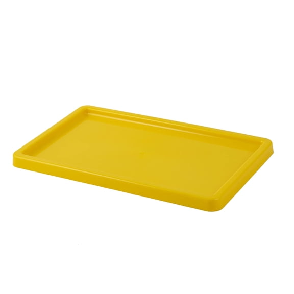 Grupo Mirandinha Yellow Rectangular Plastic Tray – Durable, Lightweight, Easy Clean