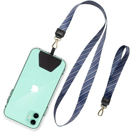 SHANSHUI Cordon pour téléphone portable, Wonder Universal Phone Neck Strap  Wirst Lasso Leash pour Smartphone Safety Tether System 