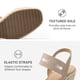 thumbnail image 2 of Sandalias de Cuña Espadrille para Mujer DREAM PAIRS con Tira Elástica Nude, 2 of 6