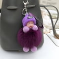 thumbnail image 2 of Porte-clés Poupée Moelleux Sleeping Baby Multicolore Bonnet Tricoté Porte-Clés Bébé pour Femmes, 2 of 7