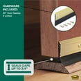 thumbnail image 4 of M-D Building Products 05744 36 in. Gold Aluminum and Vinyl Heavy-duty Screw-on Door Sweep, 4 of 10