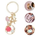 thumbnail image 3 of Unique Bargains 1Pc Fashion Handbag Charms Keychains Bag Accessories Pink ["Seashell Starfish Pearl Dolphin"], 3 of 5