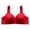 Red, variant on RYRJJ Full Coverage Bras for Women No Underwire Soft Push Up Bralettes with Support Adjustable Straps Everyday Bras