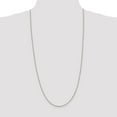 thumbnail image 5 of 925 Sterling Silver Solid High Polished 1.5mm Plain Box Chain w/ Lobster Clasp - 36", 5 of 5