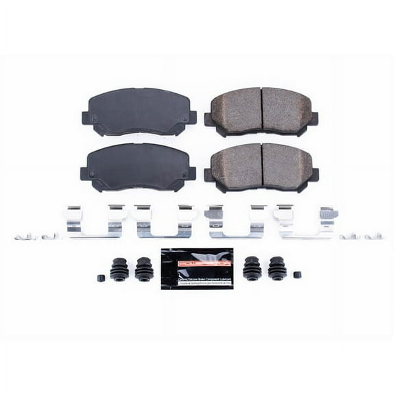 Power Stop Z23-1640A Z23 Evolution Sport Carbon Fiber-Ceramic Brake Pad -Front