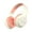 Orange, variant on Bdday Bluetooth Over Ear Headphones, Colorful Led Lights Headphones Bluetooth Wireless Foldable Stereo Headphones for Classroom/Home Office/Tablet/Airplane