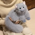 thumbnail image 5 of Cute Peluche Cat Plush Toy Realistic Cat Stuffed Animal Companion Doll for Kid&friends Holiday Gift, 5 of 7