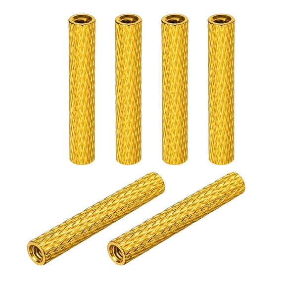 M3x30mm Aluminum Standoff with Mesh Texture Column Spacer for RC Airplane FPV Quadcopter CNC Golden 6PCS