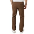 thumbnail image 3 of Chaps Men's Pants - Straight Fit 5-Pocket Comfort Stretch Chino Pants for Men - Men's Fashion Straight Leg Cotton Chinos, Size 44W x 32L, Bark, 3 of 6