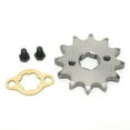thumbnail image 1 of JUNWELL 17mm 30mm Front Engine Sprocket with Mounting Accessory Steel Alloy 12T Tooth Fit for 530 Chain, 1 of 7